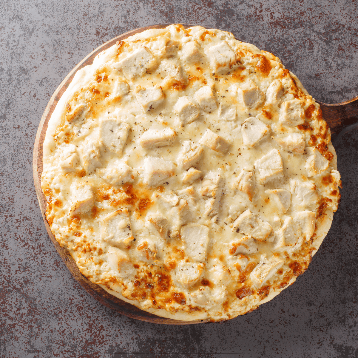 Chicken Alfredo Pizza